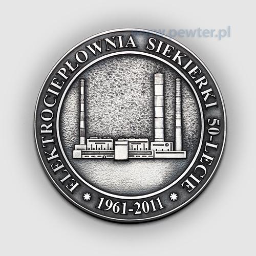 Medal 20 Elektrociepłownia Siekierki awers